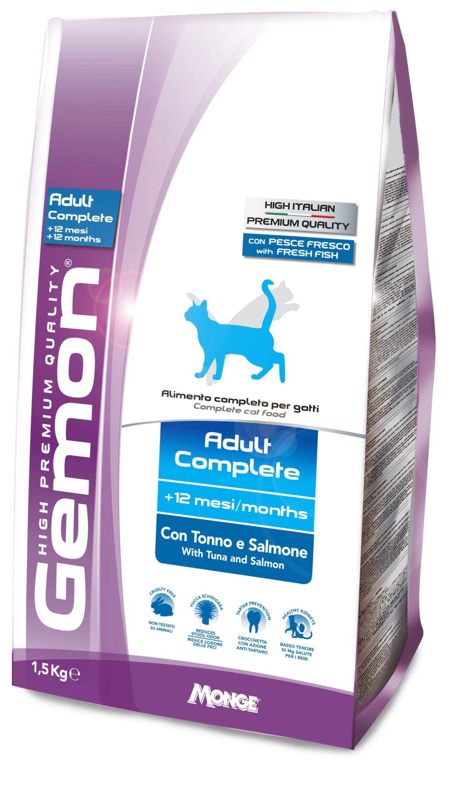Gemon Adult Complete - with Tuna and Salmon (+ 12 months of age)